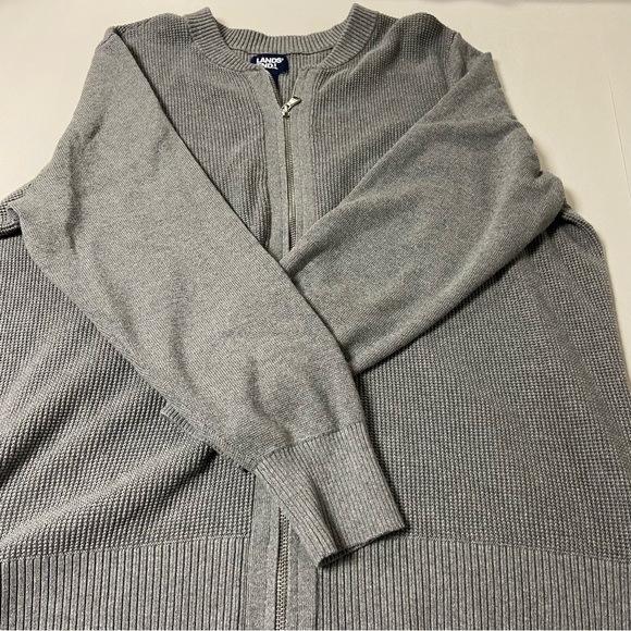 Lands’ End Women’s Sweater Cardigan Full Zip Cotton Blend 1X - Picture 13 of 13